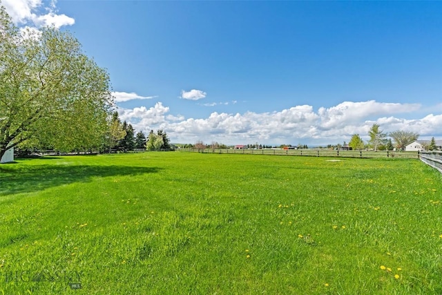 125 N Pheasant Dr, Bozeman, MT 59718 - view of yard with a view of countryside