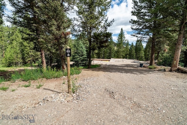 715 Colters Run Loop Lot 25, Gallatin Gateway, MT 59730 - view of yard featuring a view of trees