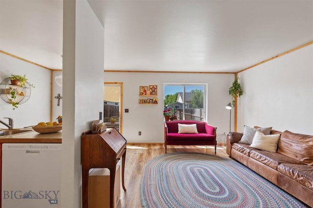 577 W Shore Dr, Belgrade, MT 59714 - living area with light wood-style flooring