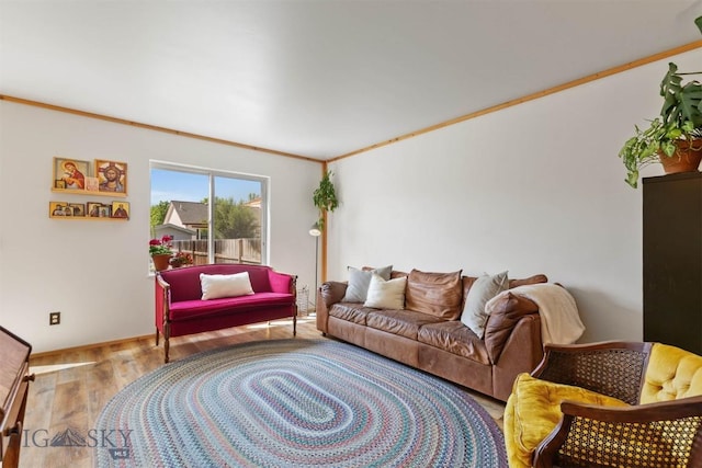 577 W Shore Dr, Belgrade, MT 59714 - living room with wood finished floors and baseboards