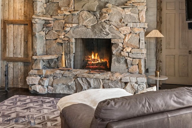 405 Swayback Rd, Mcallister, MT 59740 - detailed view of a fireplace