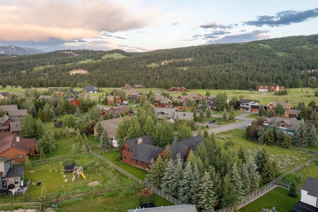 45 Cutthroat Trout, Big Sky, MT 59716 - aerial view of residential area with a forest and mountains