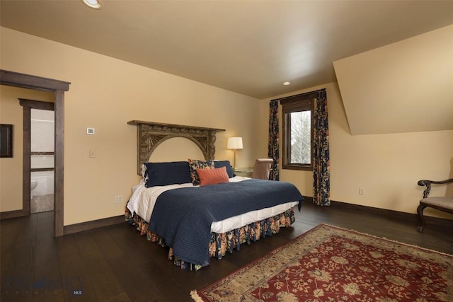 45 Cutthroat Trout, Big Sky, MT 59716 - bedroom featuring hardwood / wood-style flooring, baseboards, and recessed lighting