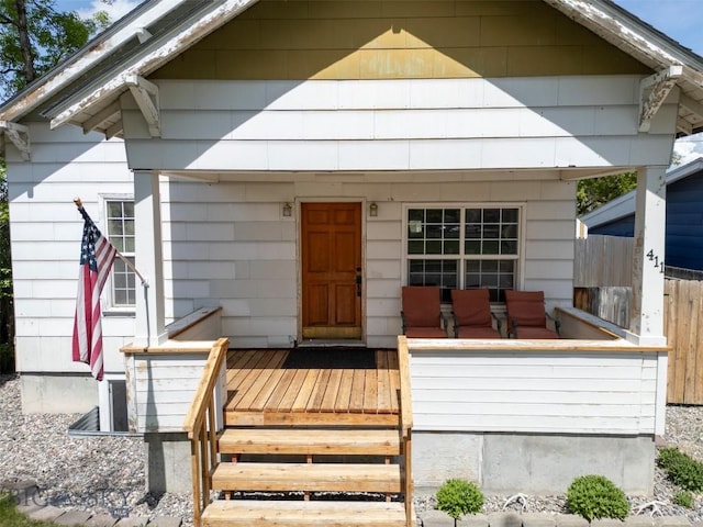 411 W Railroad Ave N, Manhattan, MT 59741 - view of front of house featuring covered porch