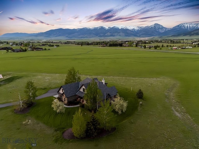 306 Glenbrook Ln, Belgrade, MT 59714 - aerial view of property and surrounding area featuring mountains and a local golf course