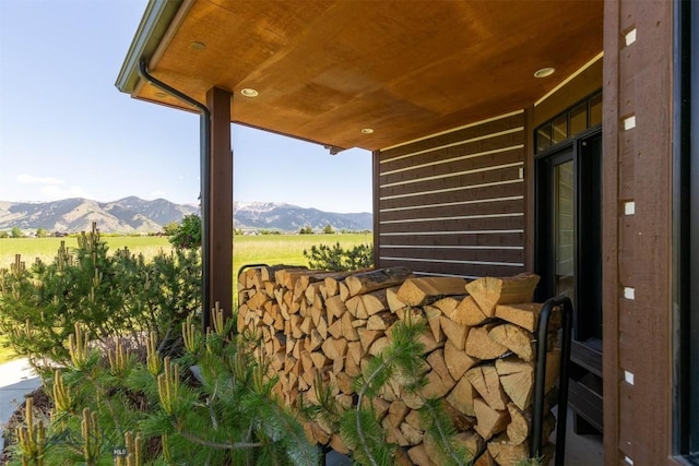 306 Glenbrook Ln, Belgrade, MT 59714 - view of patio featuring a mountain view