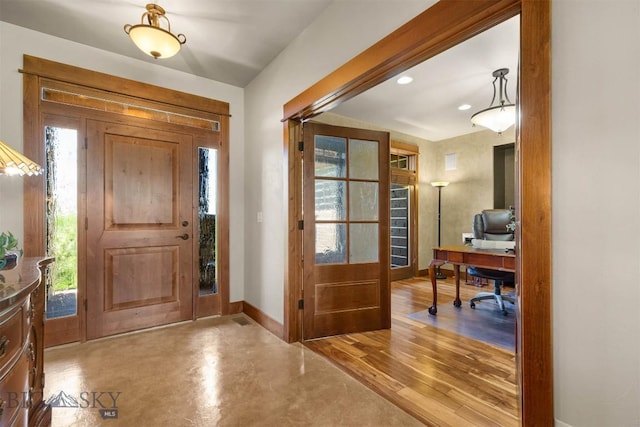 306 Glenbrook Ln, Belgrade, MT 59714 - entrance foyer featuring baseboards and recessed lighting