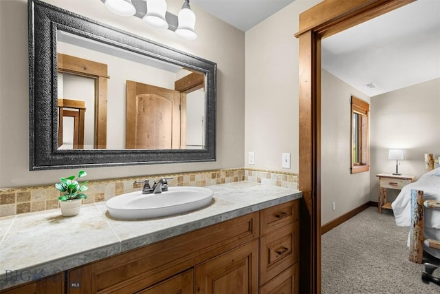 306 Glenbrook Ln, Belgrade, MT 59714 - bathroom featuring vanity and baseboards
