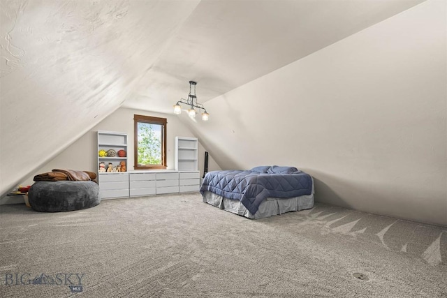 306 Glenbrook Ln, Belgrade, MT 59714 - carpeted bedroom featuring lofted ceiling
