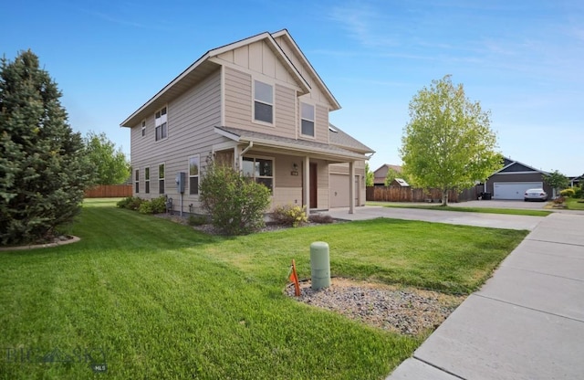 4068 Opal St, Bozeman, MT 59718 - view of front of house featuring concrete driveway and board and batten siding