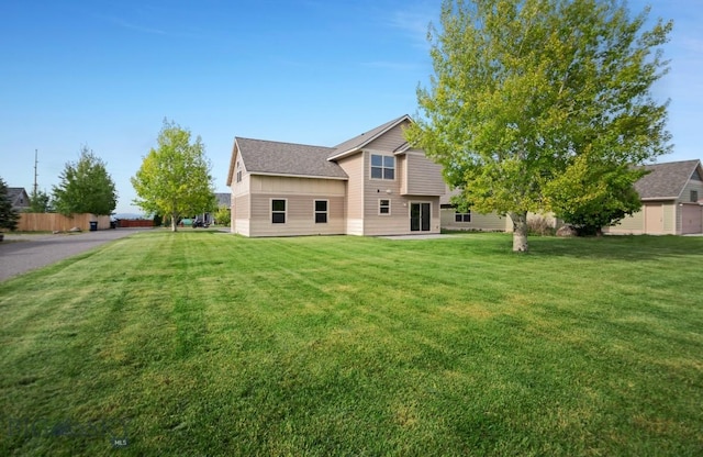 4068 Opal St, Bozeman, MT 59718 - rear view of house with a yard