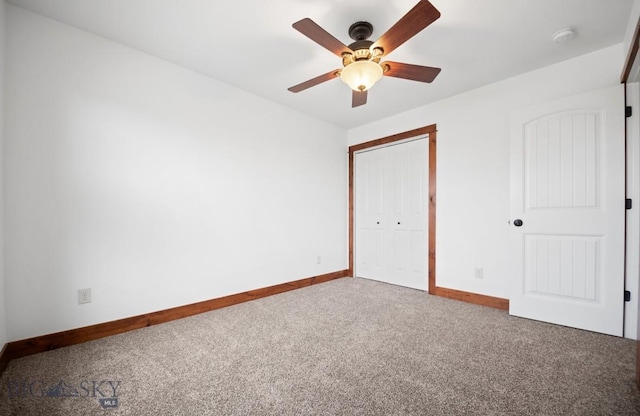 4068 Opal St, Bozeman, MT 59718 - unfurnished bedroom featuring carpet flooring, baseboards, and a closet