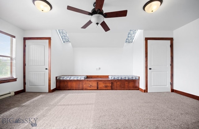 4068 Opal St, Bozeman, MT 59718 - additional living space featuring baseboards, carpet floors, and a ceiling fan