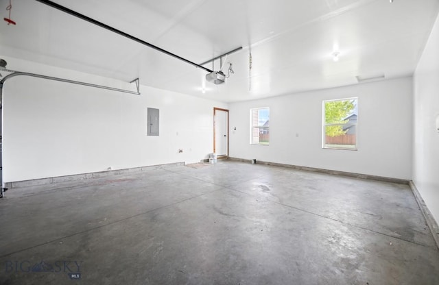 4068 Opal St, Bozeman, MT 59718 - garage with electric panel and a garage door opener