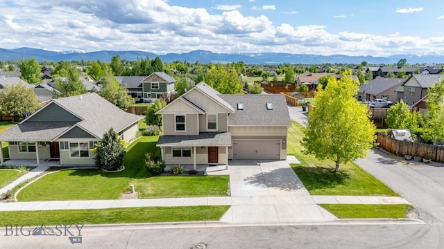 4068 Opal St, Bozeman, MT 59718 - aerial view of residential area with a mountain backdrop
