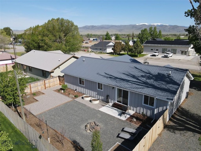 108 E 9th Ave, Twin Bridges, MT 59754 - aerial view of residential area featuring mountains