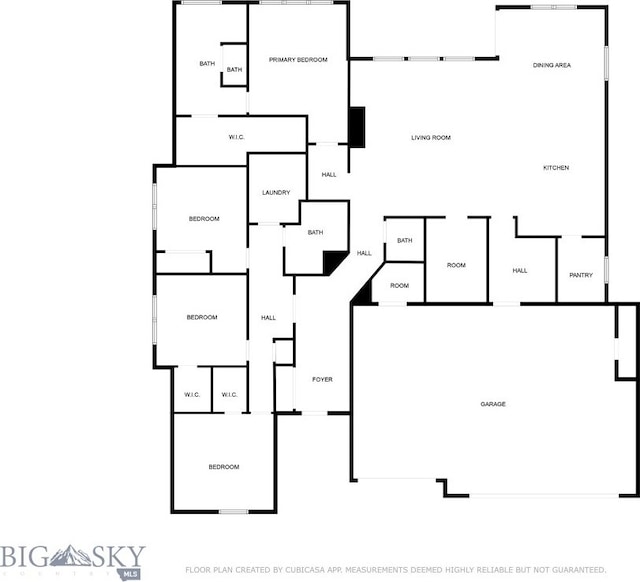 100 Battle Peak, Bozeman, MT 59718 - home floor plan