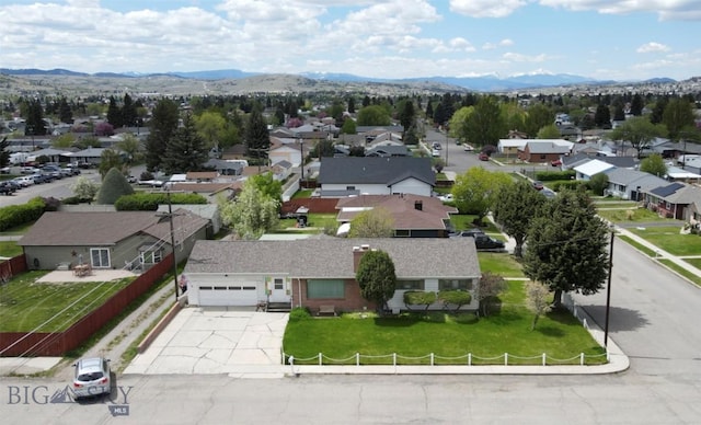 2301 Banks Ave, Butte, MT 59701 - aerial perspective of suburban area with a mountain backdrop