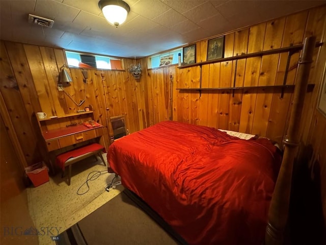 2301 Banks Ave, Butte, MT 59701 - bedroom with wood walls