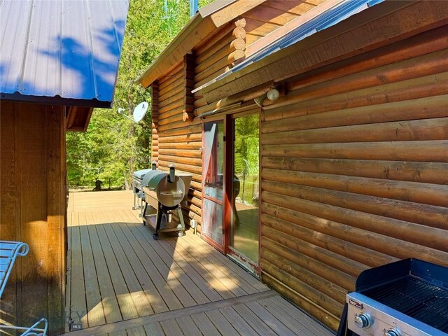 14 Ken Dan, Mcleod, MT 59052 - deck featuring a grill