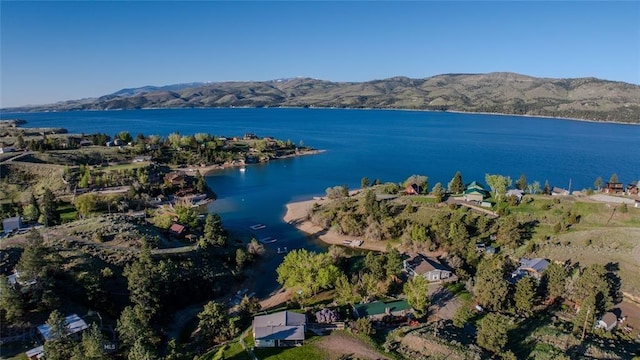 3456 Wave, Helena, MT 59602 - aerial view of property's location featuring a water and mountain view
