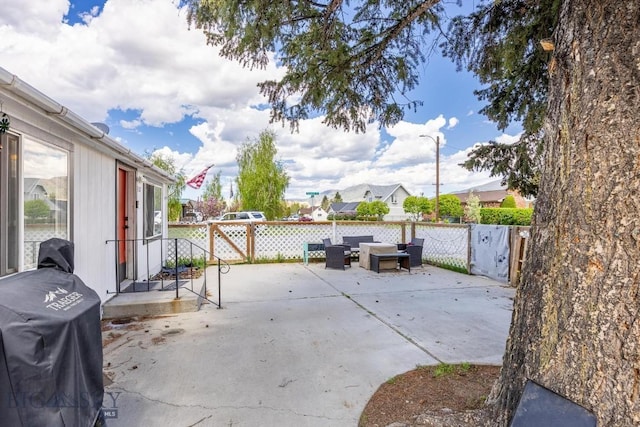 3101 Paxson, Butte, MT 59701 - view of patio / terrace with area for grilling and an outdoor living space