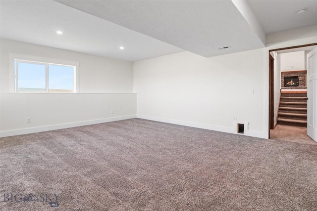 9 Murray Ln, Three Forks, MT 59721 - carpeted empty room featuring baseboards and recessed lighting