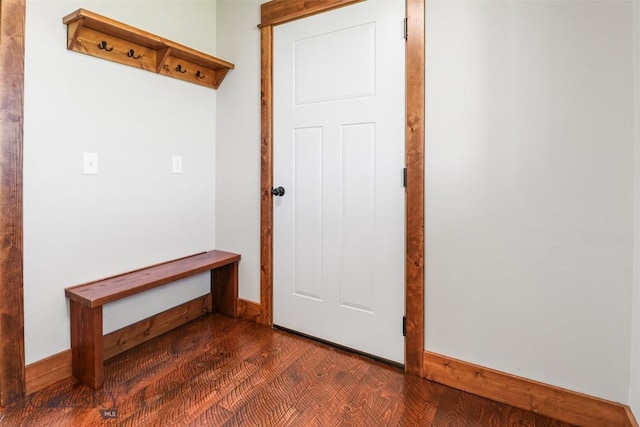 9 Murray Ln, Three Forks, MT 59721 - mudroom with baseboards and dark wood-style floors
