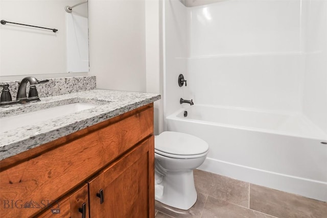 9 Murray Ln, Three Forks, MT 59721 - bathroom with vanity,  shower combination, and tile patterned flooring