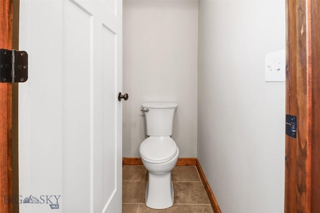 9 Murray Ln, Three Forks, MT 59721 - bathroom with toilet and tile patterned floors