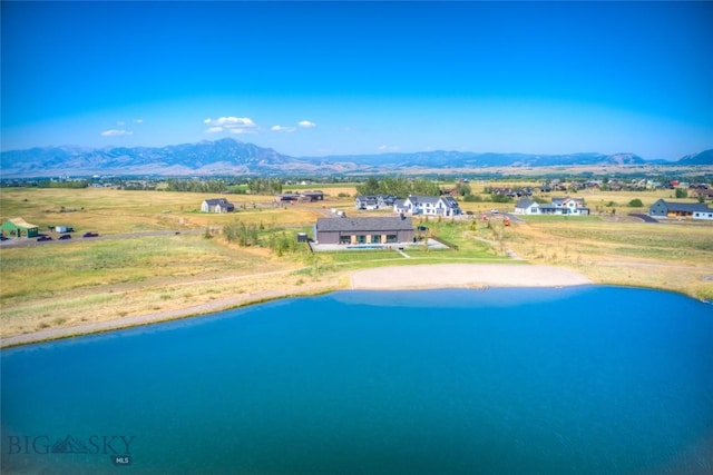 529 Clancy Way, Bozeman, MT 59718 - drone / aerial view of a water and mountain view