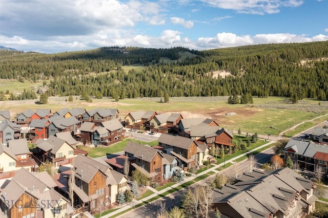 151B Pheasant Tail Unit B, Big Sky, MT 59716 - aerial perspective of suburban area featuring a forest