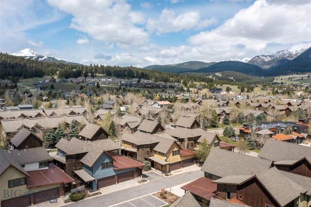151B Pheasant Tail Unit B, Big Sky, MT 59716 - aerial view of residential area featuring mountains