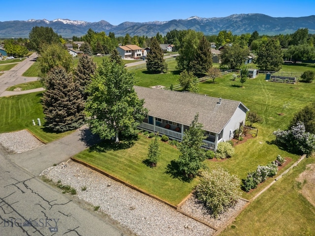 370 Prospector, Bozeman, MT 59718 - view from above of property with a mountain backdrop