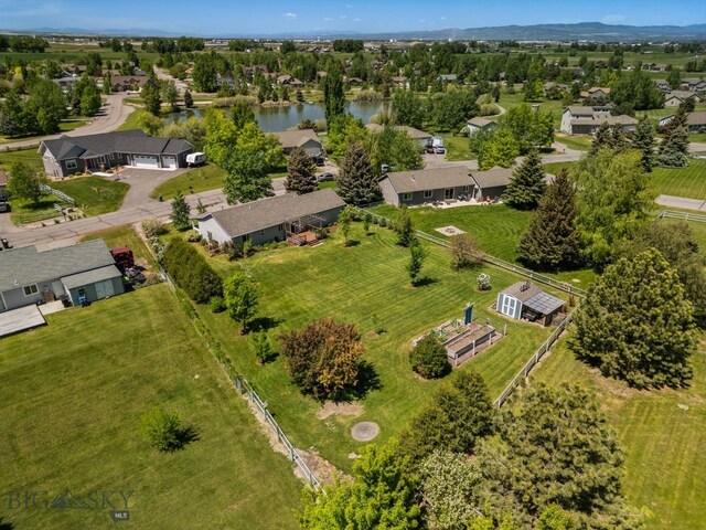370 Prospector, Bozeman, MT 59718 - aerial view of property and surrounding area with a nearby body of water