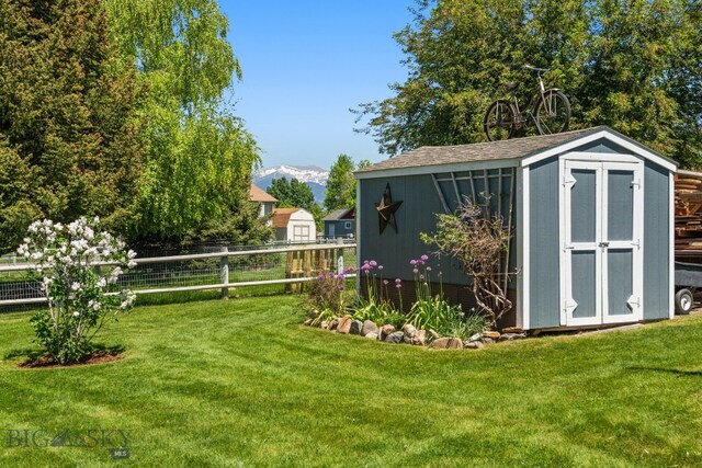 370 Prospector, Bozeman, MT 59718 - view of yard featuring a mountain view