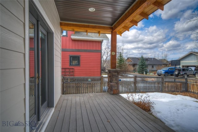 113 Nash Creek Ln, Bozeman, MT 59715 - view of snow covered deck