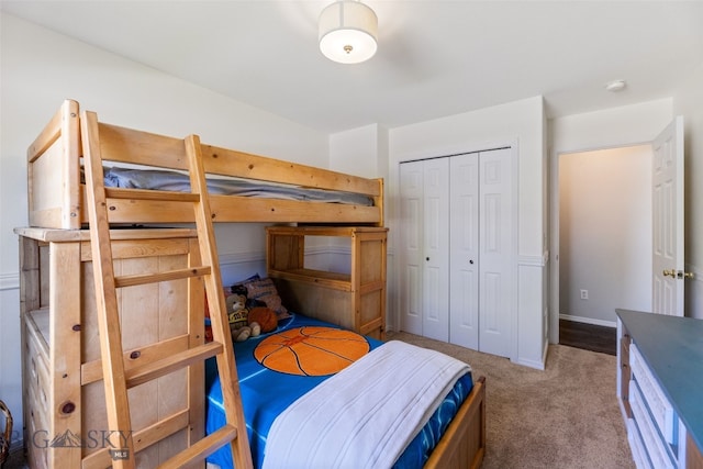 3194 Oliver St, Bozeman, MT 59718 - bedroom with carpet flooring and a closet