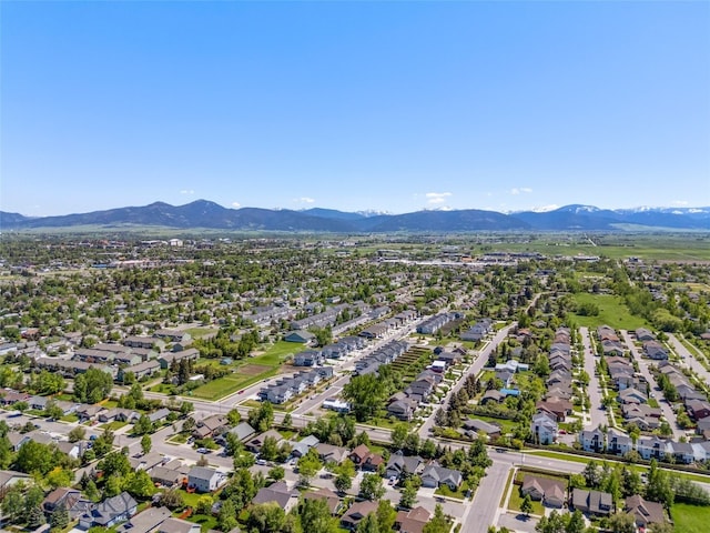 3194 Oliver St, Bozeman, MT 59718 - aerial view of residential area with a mountainous background