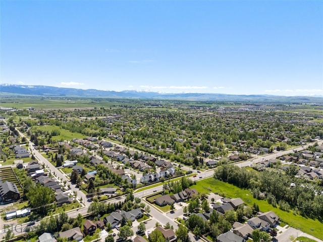 3194 Oliver St, Bozeman, MT 59718 - aerial perspective of suburban area with a mountainous background