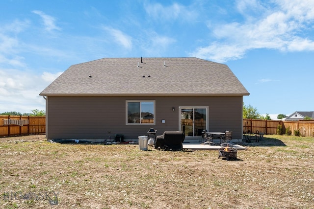1165 Stewart Loop, Bozeman, MT 59718 - back of property with an outdoor fire pit