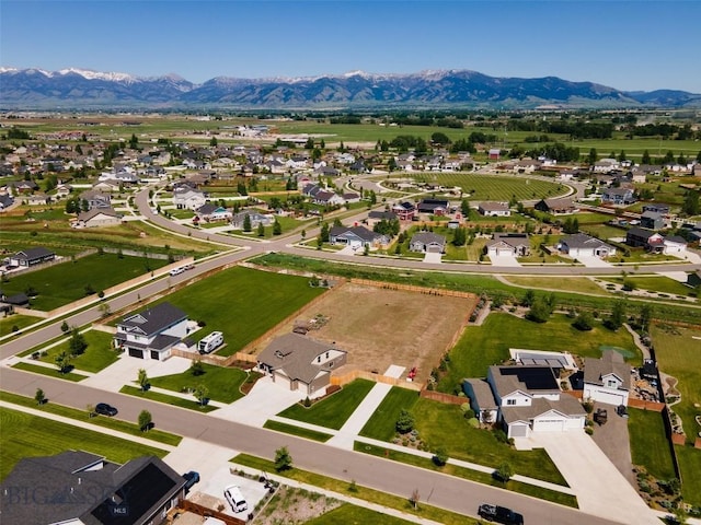 1165 Stewart Loop, Bozeman, MT 59718 - aerial perspective of suburban area featuring a mountainous background