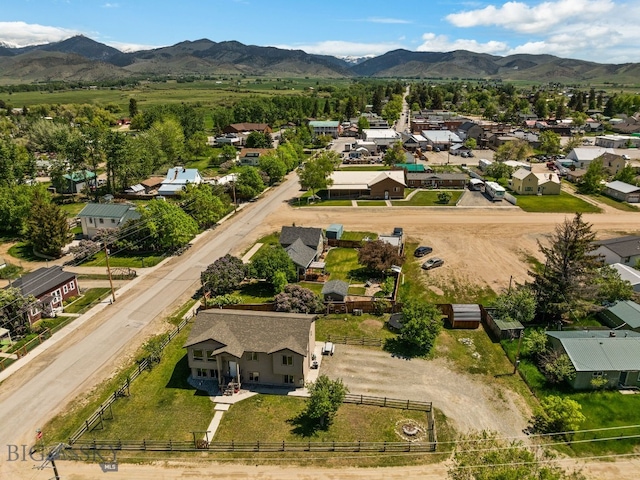 205 Water St, Sheridan, MT 59749 - aerial view of residential area with mountains