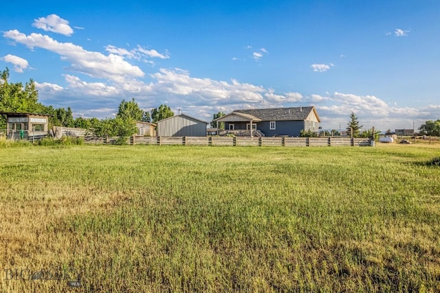 191 Barnes Dr, Belgrade, MT 59714 - view of yard featuring a view of countryside