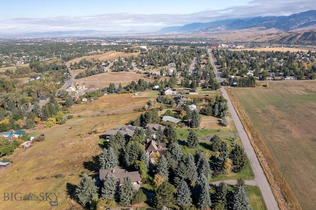 2421 Highland Blvd, Bozeman, MT 59715 - aerial view of property's location featuring a mountainous background