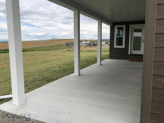 17 Durango Trl, Three Forks, MT 59752 - view of patio with a view of countryside and a mountain view