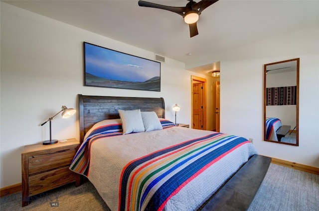 424 E Main St Unit E, Bozeman, MT 59715 - bedroom featuring baseboards and a ceiling fan