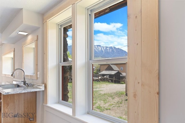 312 Water St, Gardiner, MT 59030 - detailed view of a sink and a mountainous background
