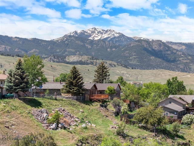 504 4th St, Gardiner, MT 59030 - view of mountain background