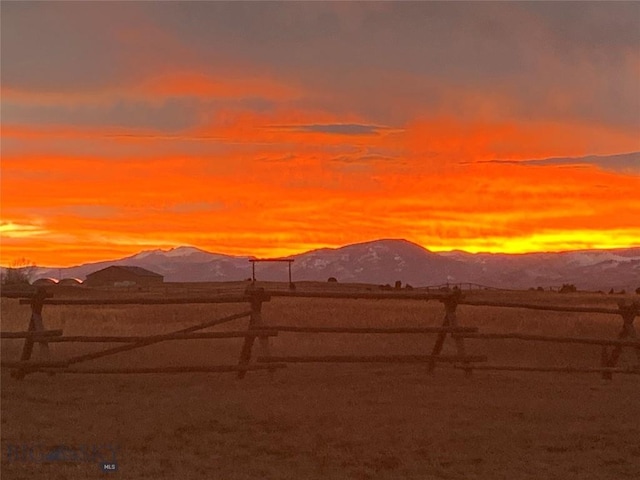 16 Wilson Rd, Livingston, MT 59047 - view of mountain backdrop with rural landscape